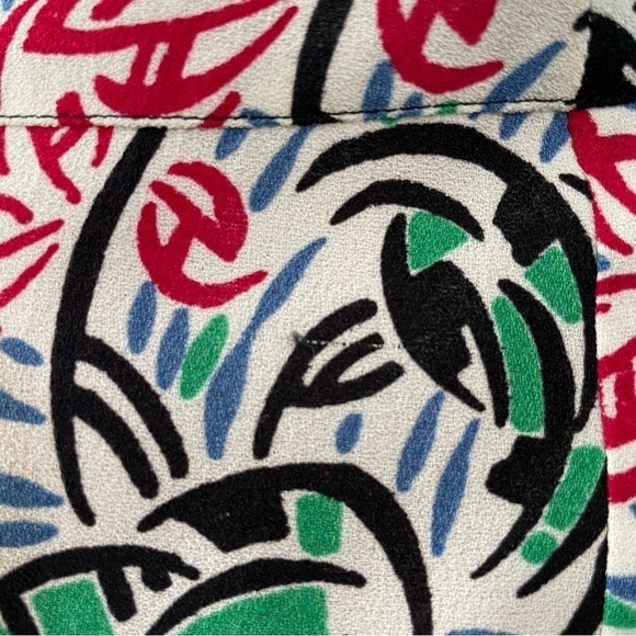 [S] Prada 2011 Resort Collection Sleeveless Midi Shift Dress White Multicoloured - Picture 12 of 13